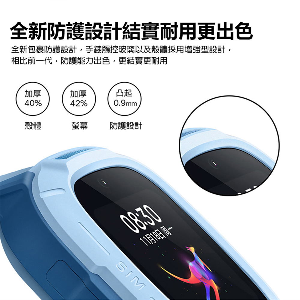 米兔兒童手錶7A(高清視訊通話2.0 精準定位 運動模式 手錶支付 小愛同學 20米防水 VoLTE新語音)